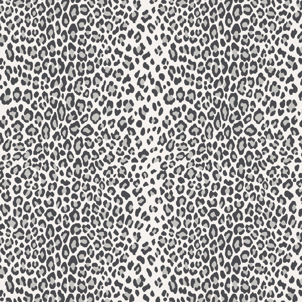 Leopard Wallpaper - Charcoal - Warner House - Premier Wallcovering