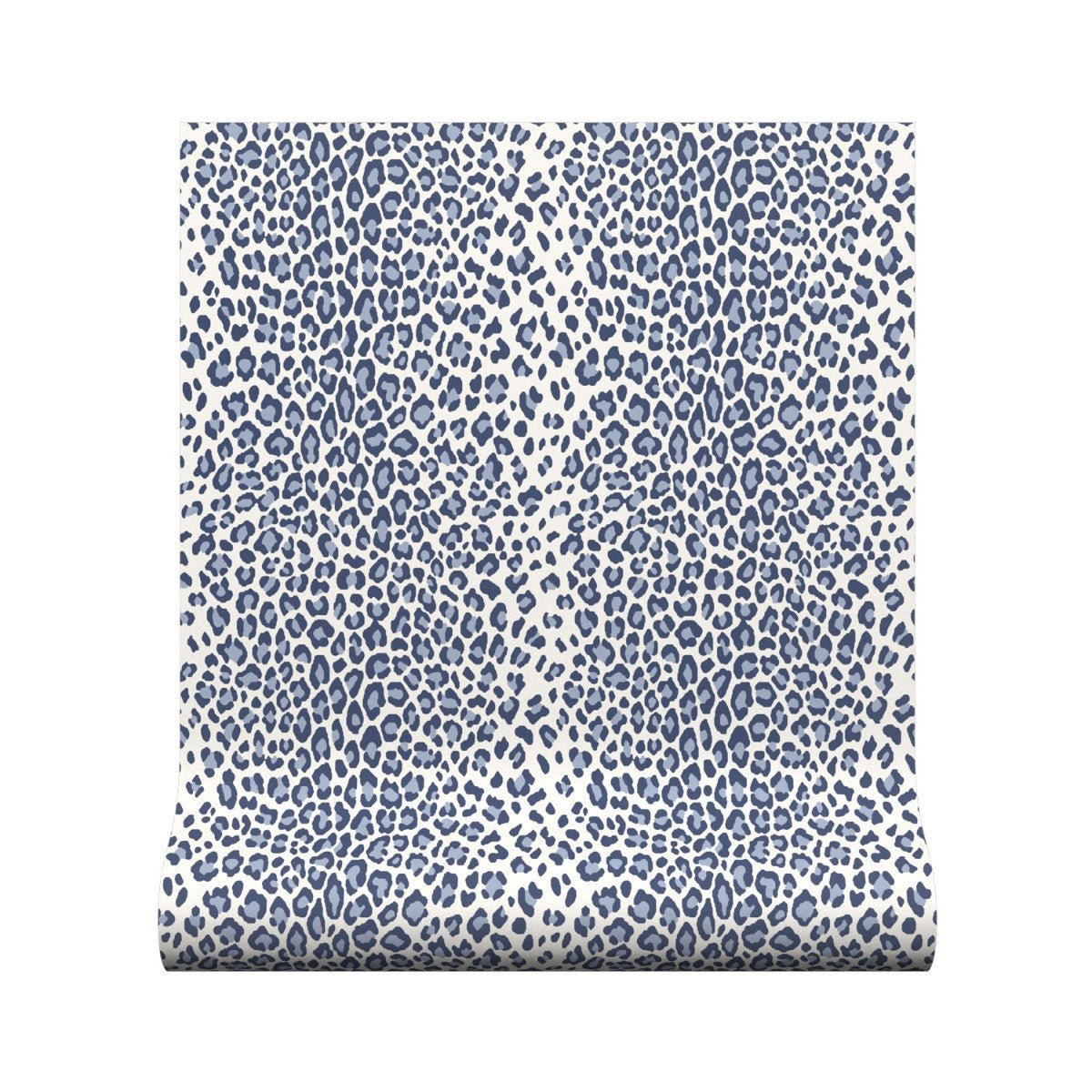 Leopard Wallpaper - Indigo - Warner House - Premier Wallcovering