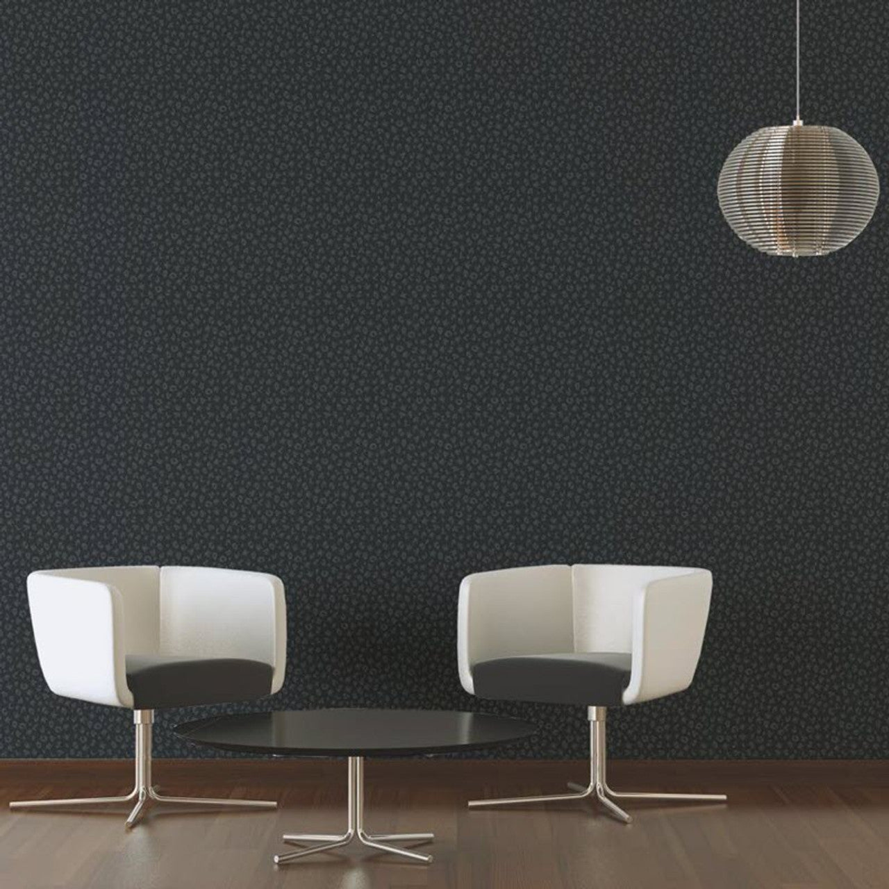 Leopard Wallpaper - Charcoal - A S Creation - Karl Lagerfield - 37856 - 5 - Premier Wallcovering