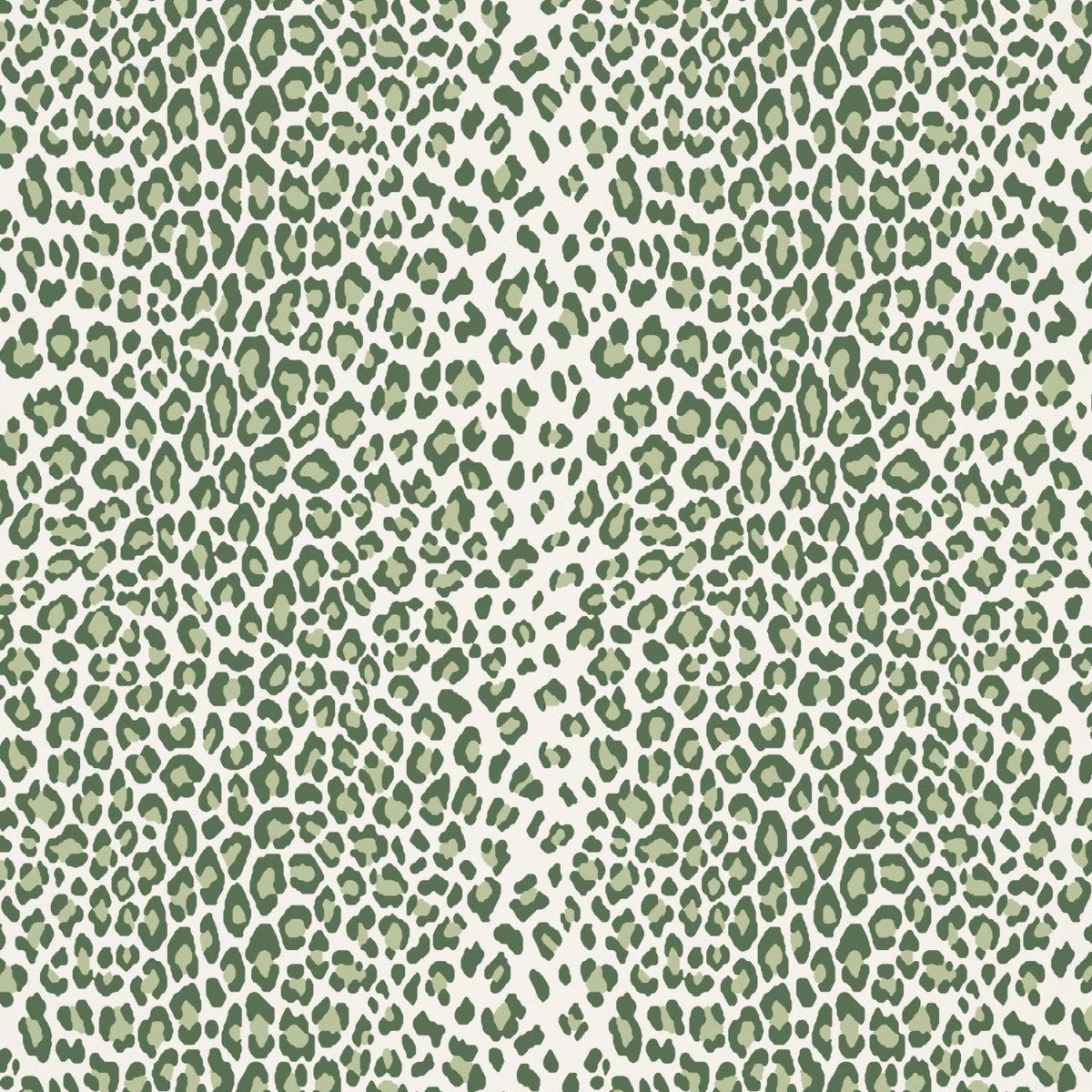 Leopard Wallpaper - Green - Warner House - Premier Wallcovering