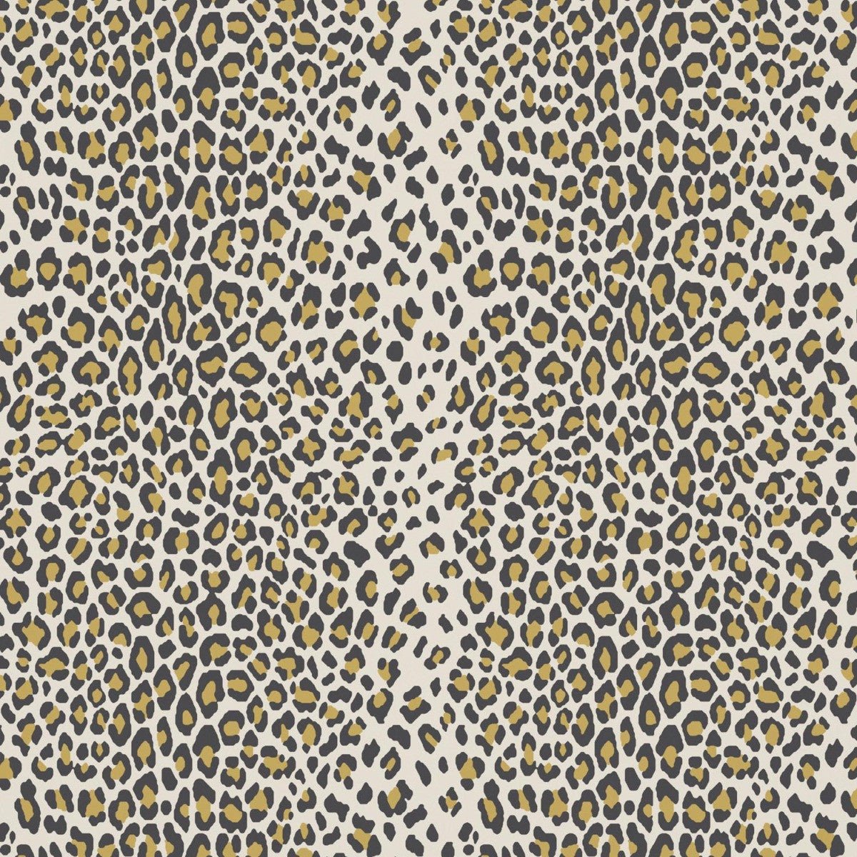 Leopard Wallpaper - Gold - Warner House - Premier Wallcovering