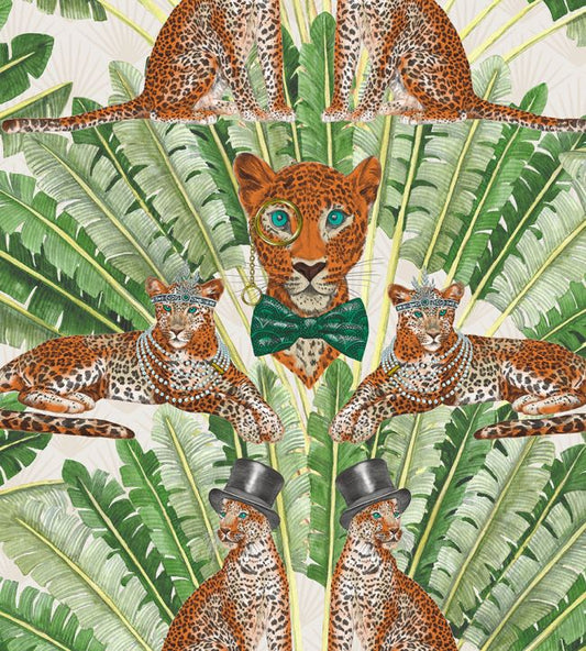 Leopard Wallpaper - Light - Brand McKenzie - BMHD002/05B - Premier Wallcovering