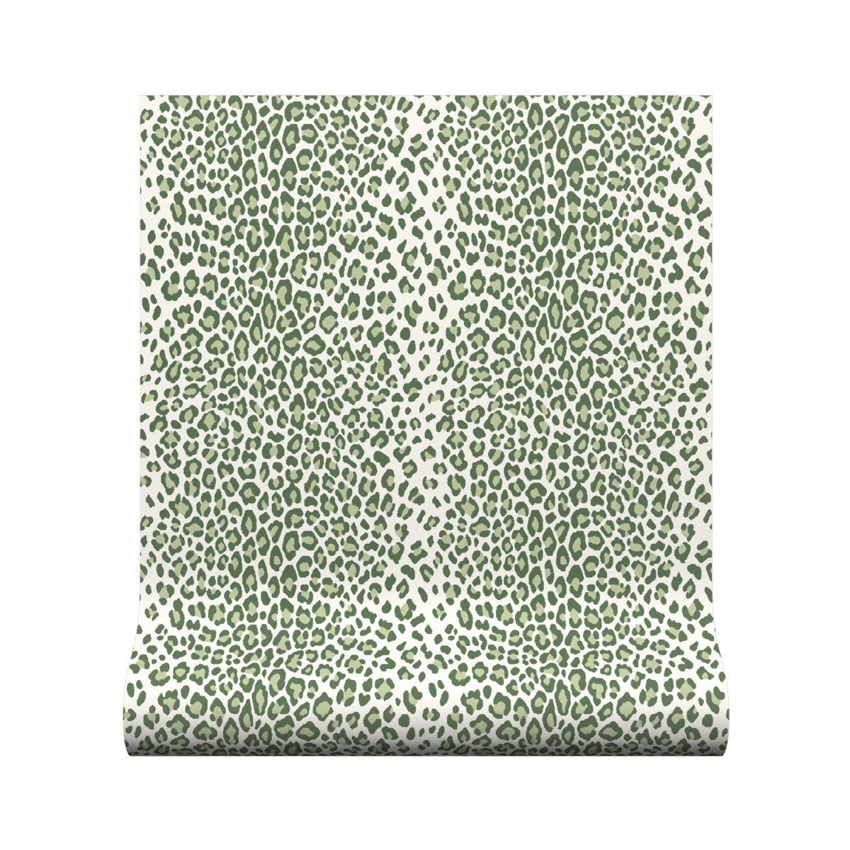 Leopard Wallpaper - Green - Warner House - Premier Wallcovering
