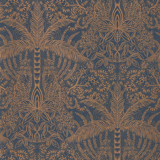 Leopardo Wallpaper - Antique/Noir - Clarke & Clarke - W0141/01 - Premier Wallcovering
