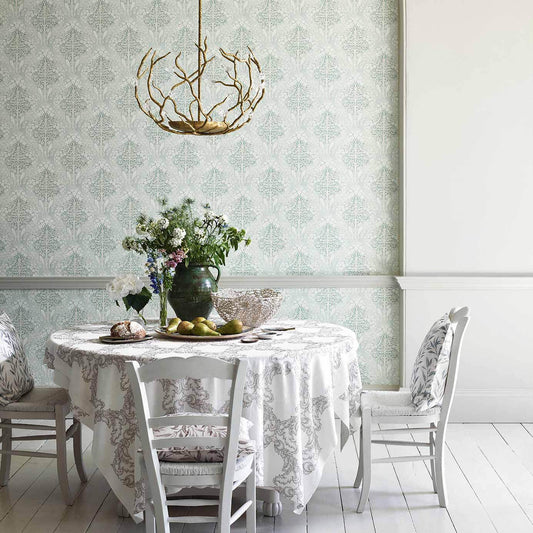 Lerena Wallpaper - Willow - Sanderson - DDAM216400 - Premier Wallcovering