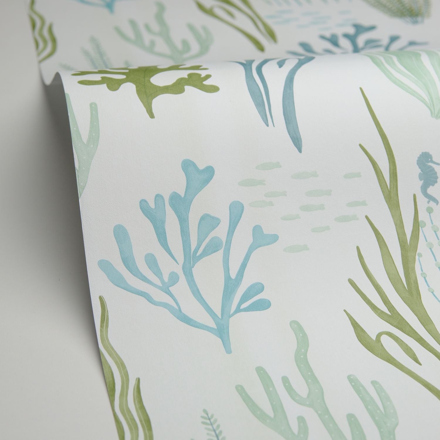 Les Fonds Marins Wallpaper - Bleu - Caselio - 105817160 - Premier Wallcovering