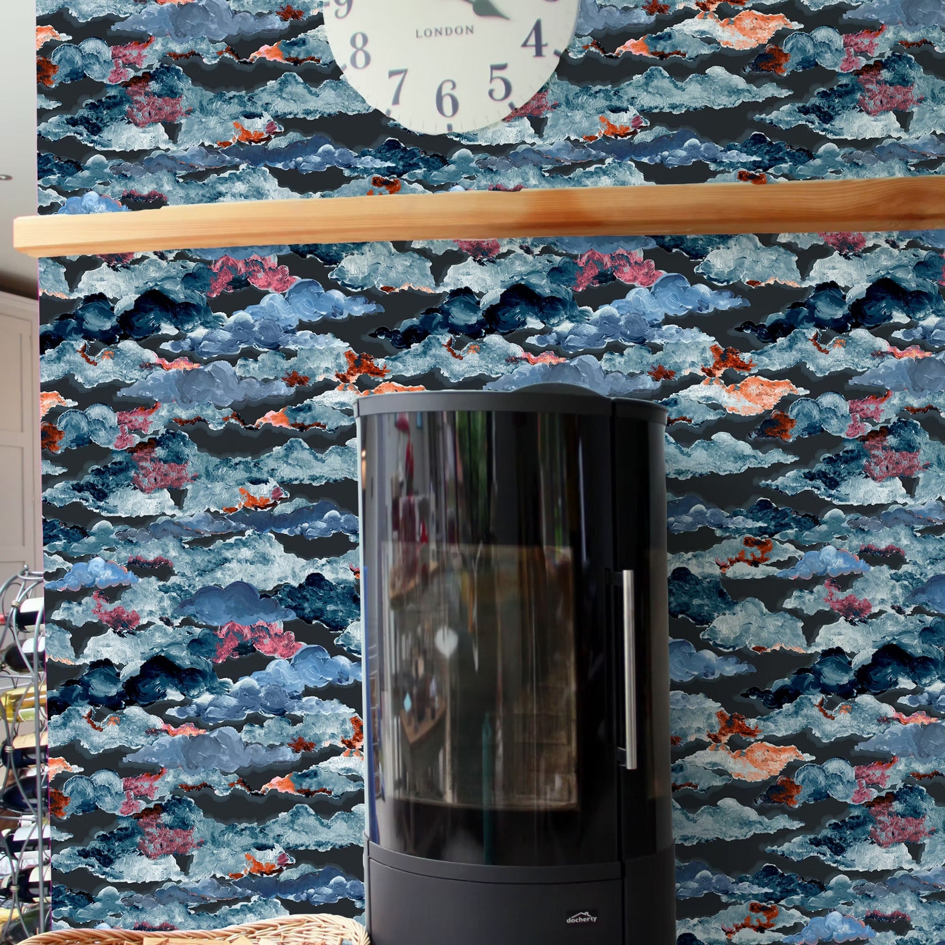 Les Nuages Wallpaper - Tempest - Fraiche - WP13002 - Premier Wallcovering