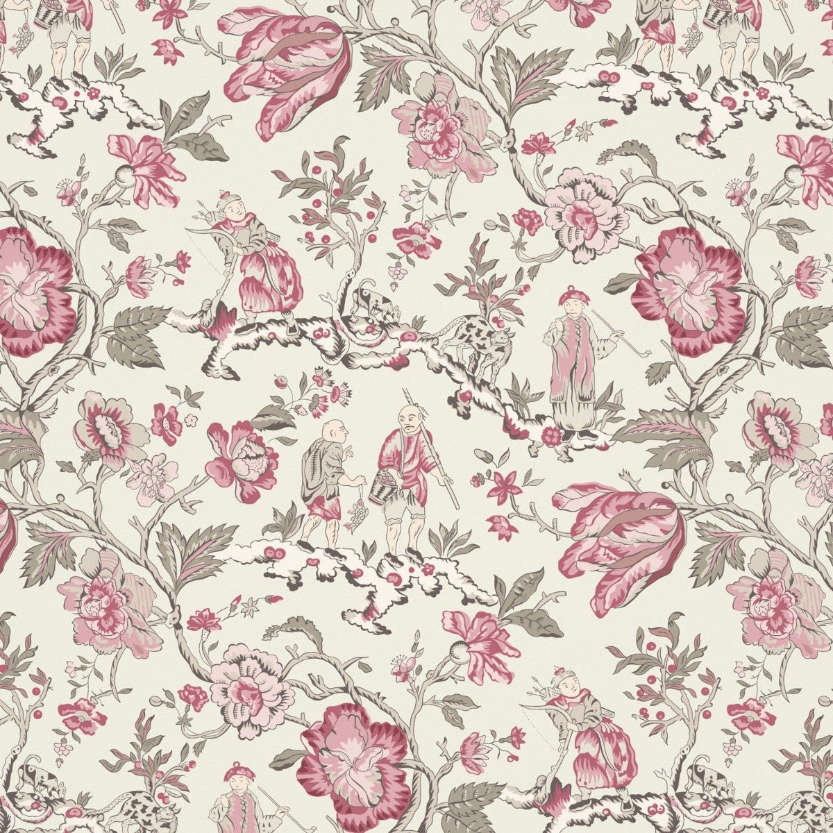Les Pecheurs Wallpaper - Vintage - Warner House - Premier Wallcovering