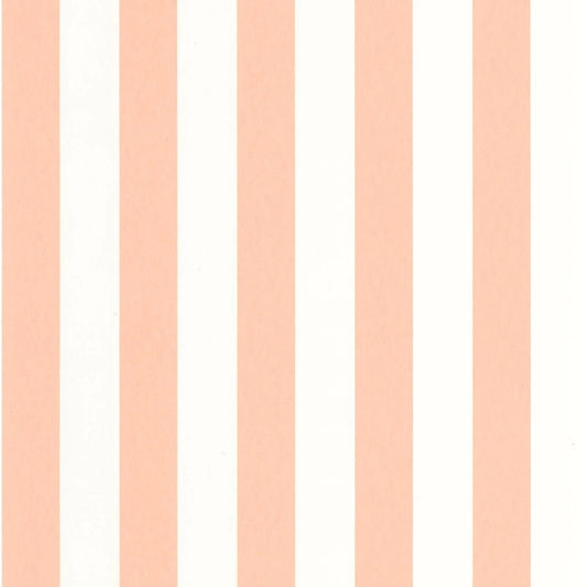 Les Rayures Olympe Wallpaper - Melon - Casadeco - 87434480 - Premier Wallcovering