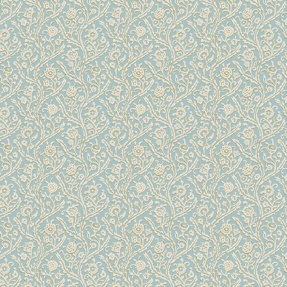 Letti Wallpaper - Bright Blue - Josephine Munsey - JMW-104401 - Premier Wallcovering