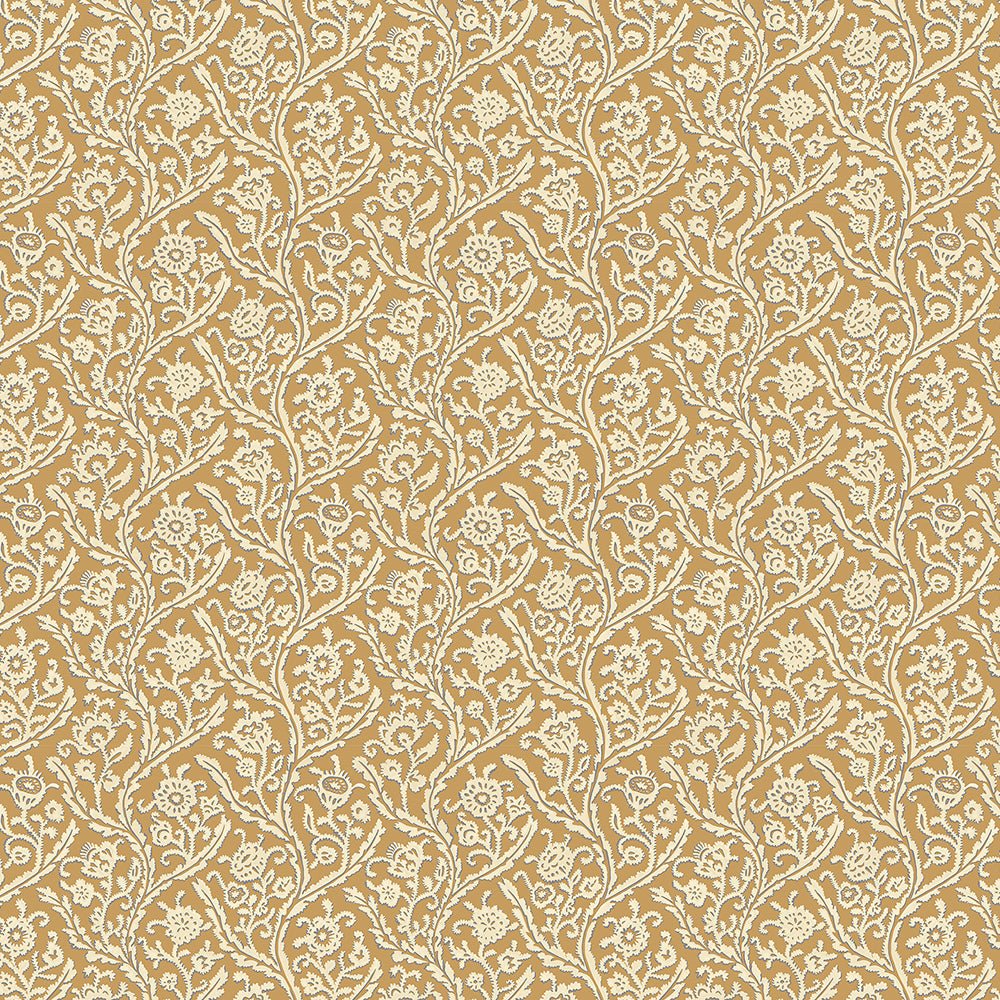Letti Wallpaper - Mustard Yellow - Josephine Munsey - JMW-104431 - Premier Wallcovering