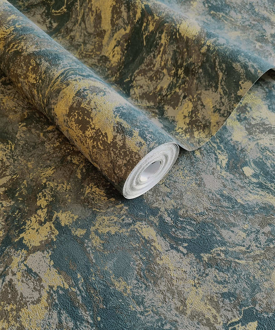 Levanto Marble Wallpaper - Teal - Holden Décor - 36293 - Premier Wallcovering