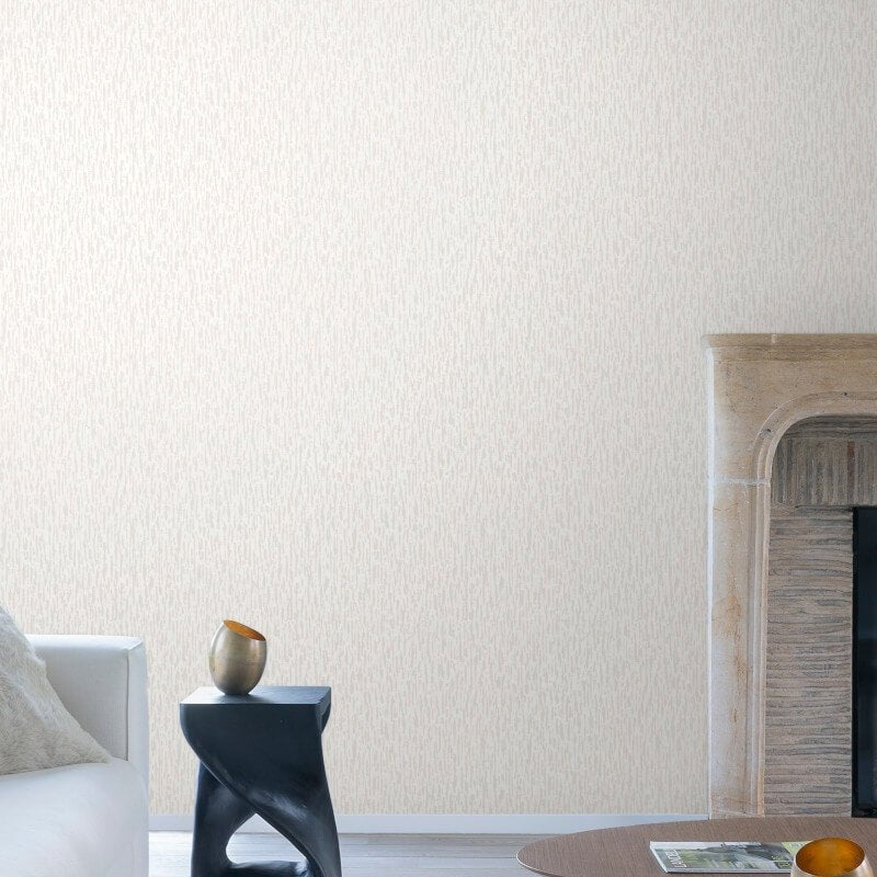 Level One Small Stripes Wallpaper - White/Silver - SK Filson - LV1005 - Premier Wallcovering