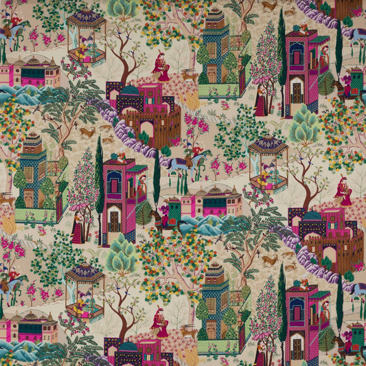Leyla Fabric - Rose Indien - Manuel Canovas - M4075-01 - Premier Wallcovering