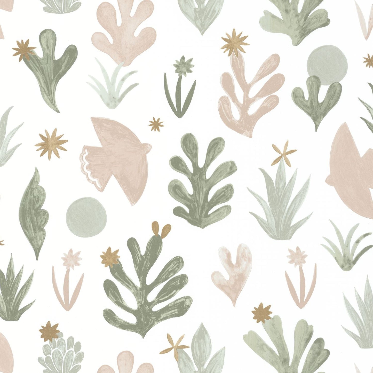 Liberte Wallpaper - Kaki/ Beige - Caselio - 102177012 - Premier Wallcovering