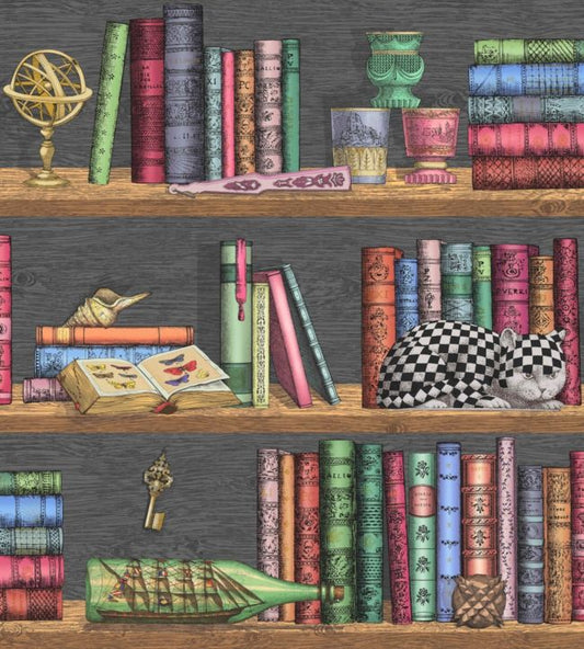 Libreria Wallpaper - Rich Multi - 114/13025 - Cole & Son - Premier Wallcovering