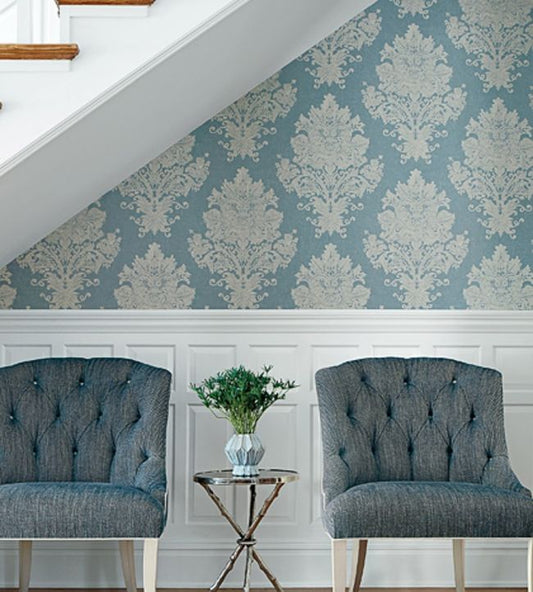 Licata Wallpaper - Beige - Thibaut - T89157 - Premier Wallcovering