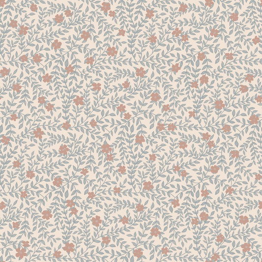 Lief Wallpaper - Blue - Summer Gray - Premier Wallcovering