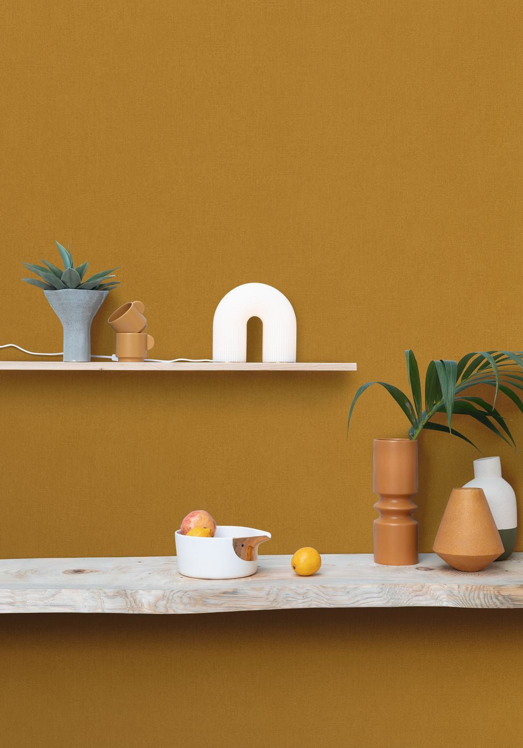 Life Wallpaper - Ocre - Caselio - 64522029 - Premier Wallcovering