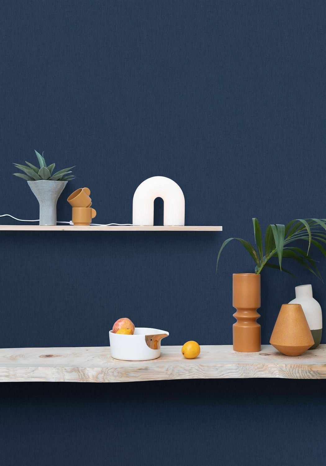 Life Wallpaper - Bleu Minuit - Caselio - 64526300 - Premier Wallcovering