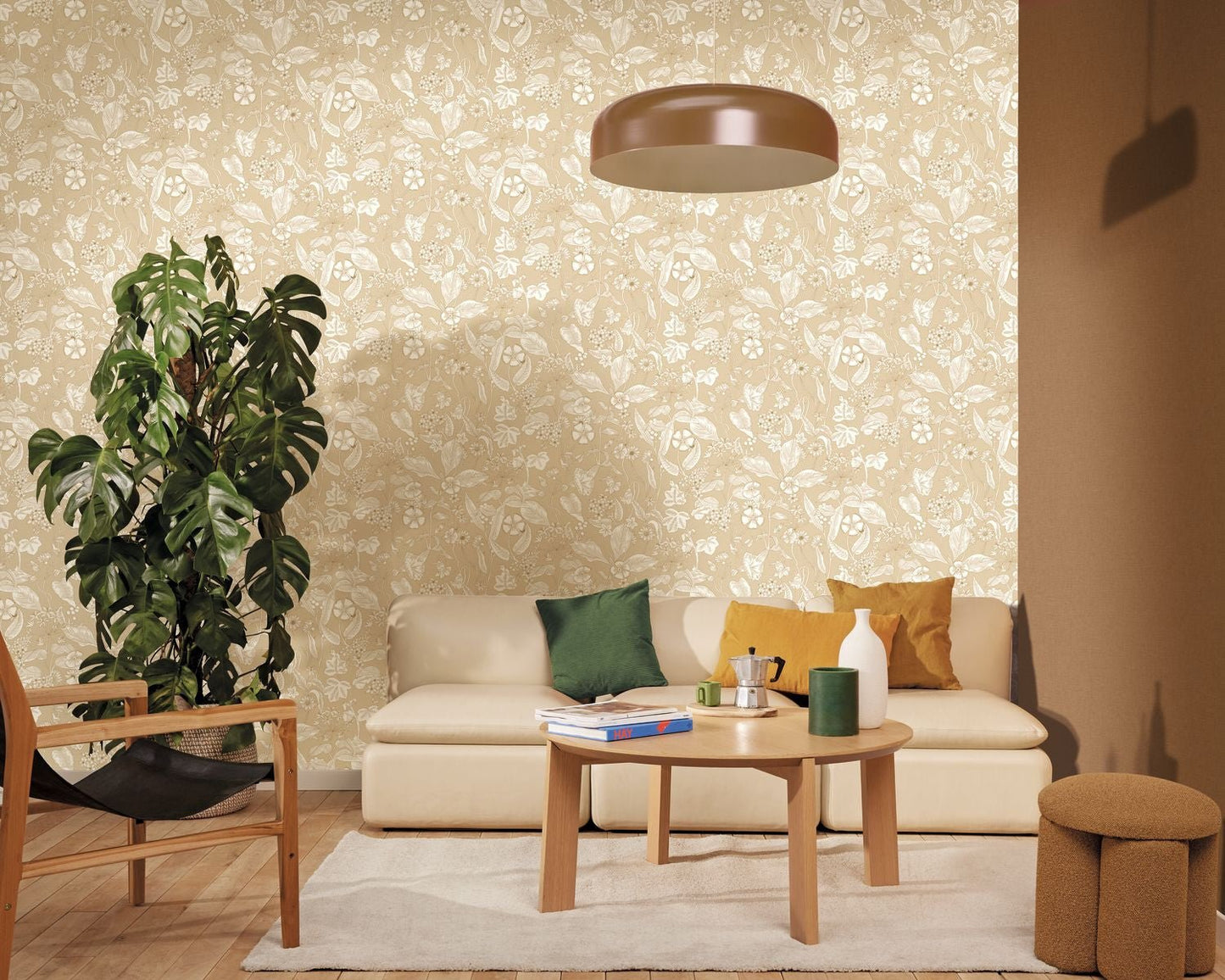 Lightness Wallpaper - Beige - Caselio - 106601010 - Premier Wallcovering