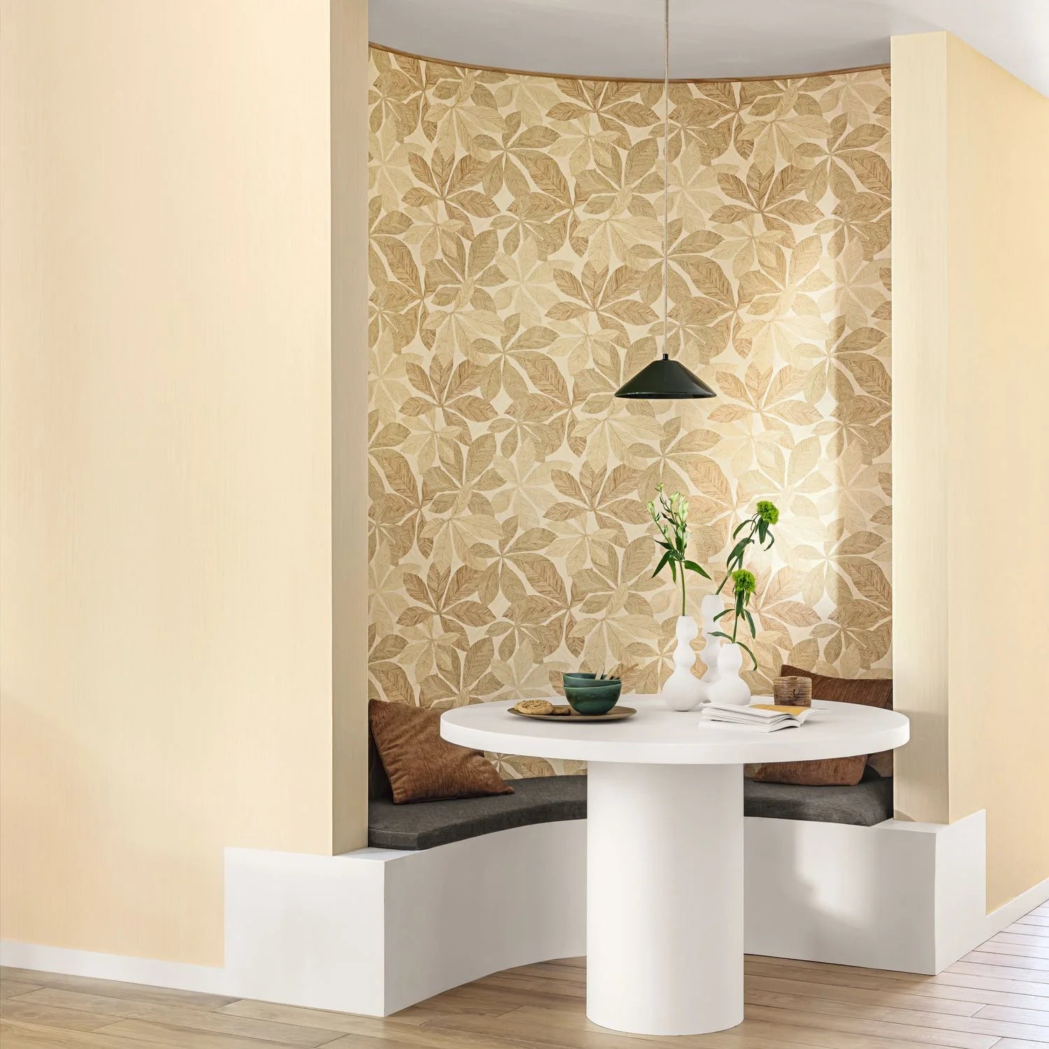 Lignaria Wallpaper - Blanc beige - Caselio - 106830010 - Premier Wallcovering