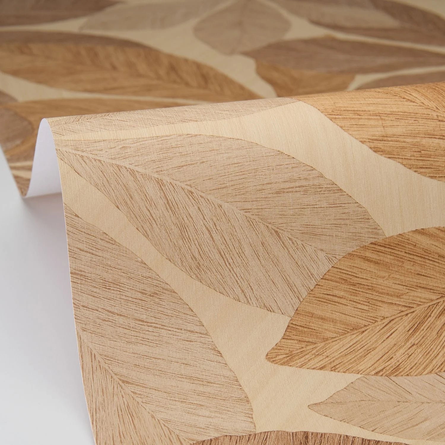 Lignaria Wallpaper - Beige marron - Caselio - 106831026 - Premier Wallcovering