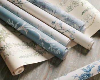 Liliana Wallpaper - Ivory - Colefax & Fowler - W7019 - 01 - Premier Wallcovering