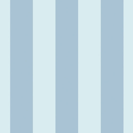 Lille Matt Stripe Wallpaper - Blue Sky - Laura Ashley - 115252 - Premier Wallcovering