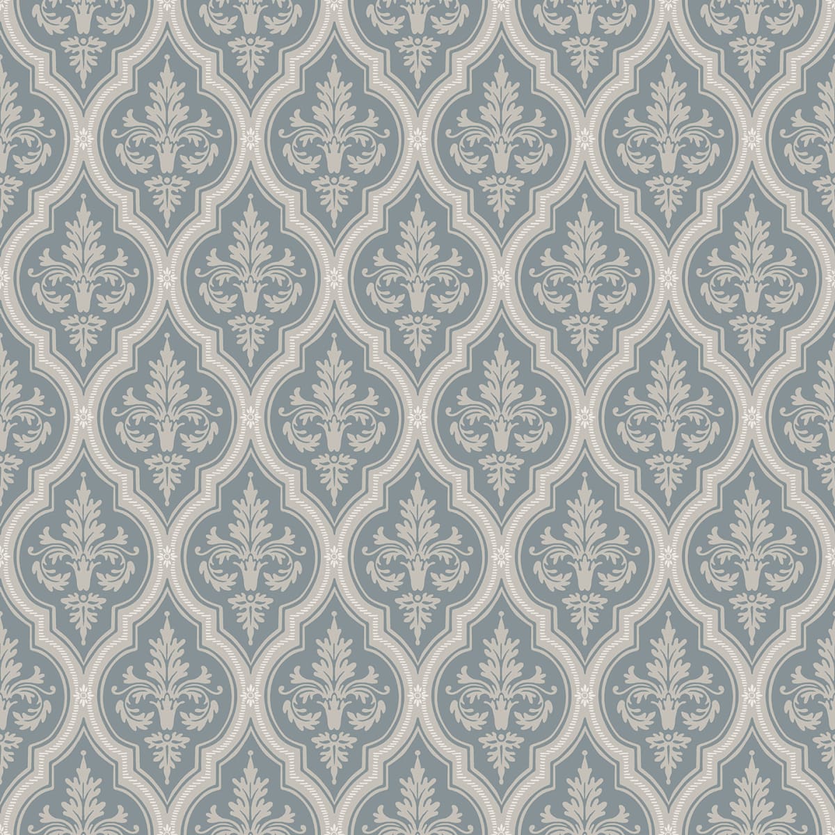 Lillie Wallpaper - Indigo Blue - Sandberg - 829-46 - Premier Wallcovering