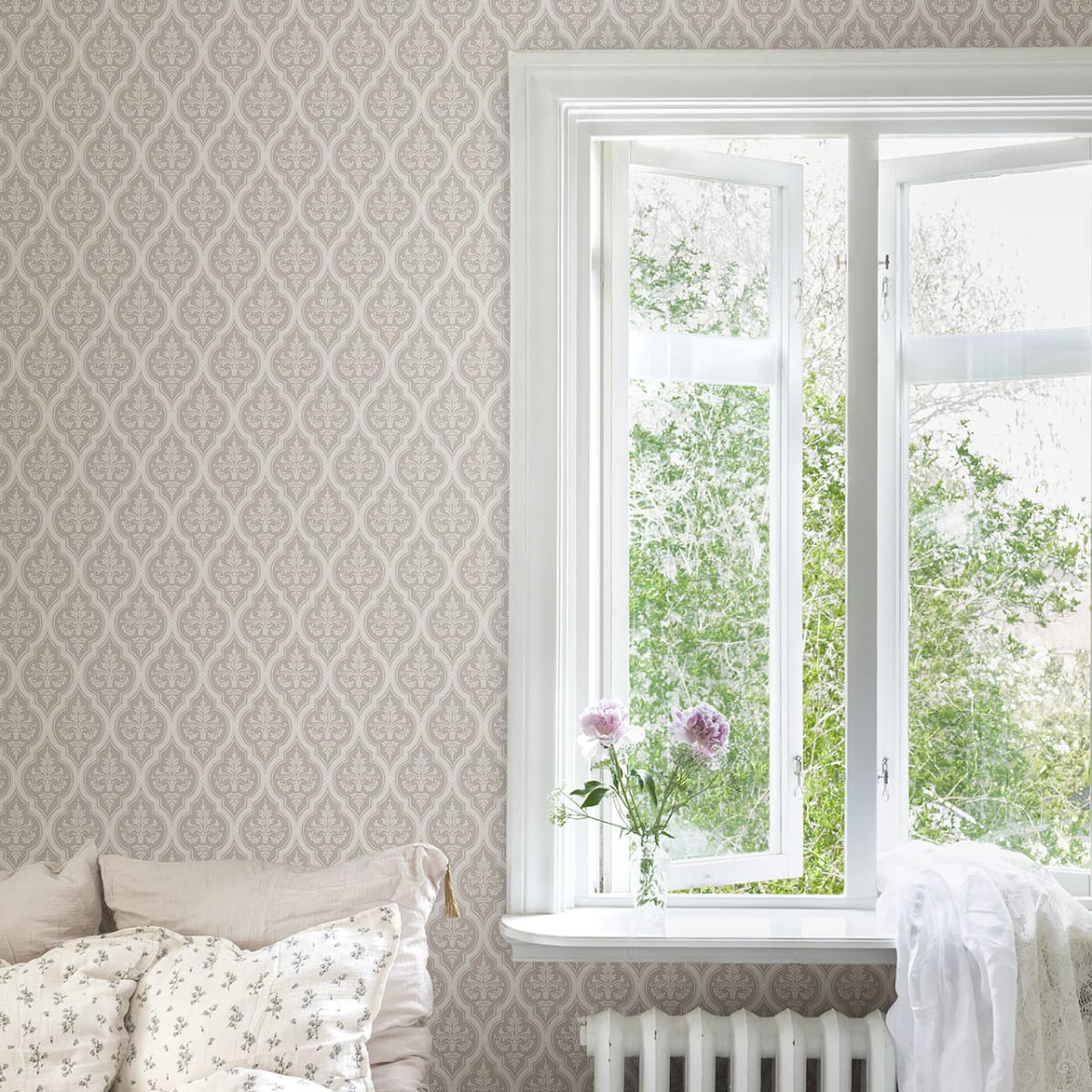 Lillie Wallpaper - Blush - Sandberg - 829-24 - Premier Wallcovering