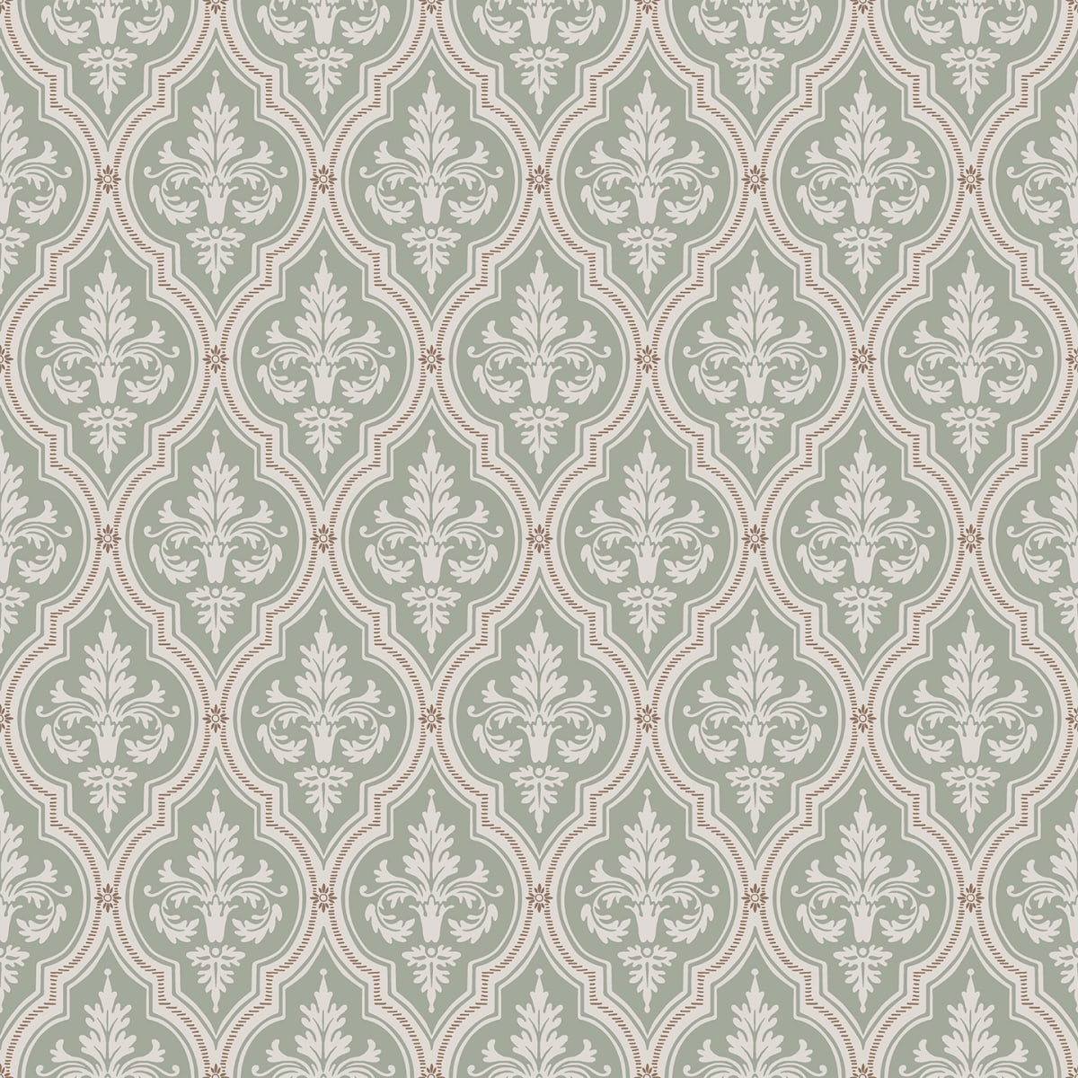 Lillie Wallpaper - Garden Green - Sandberg - 829-38 - Premier Wallcovering
