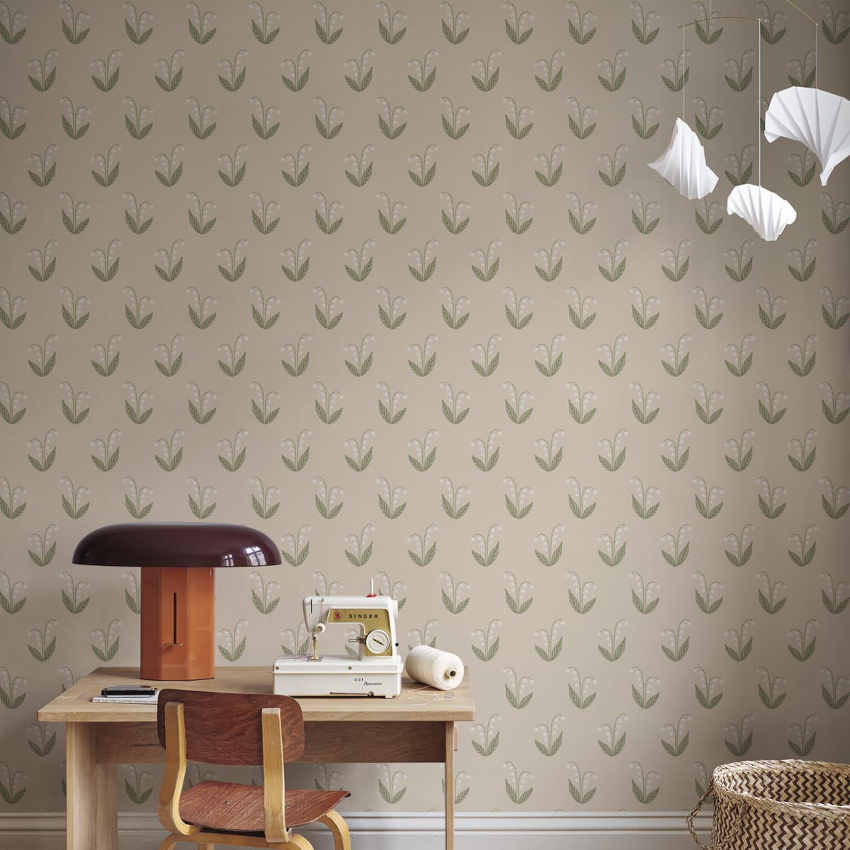 Lilly Wallpaper - Blush - Sandberg - S10635 - Premier Wallcovering