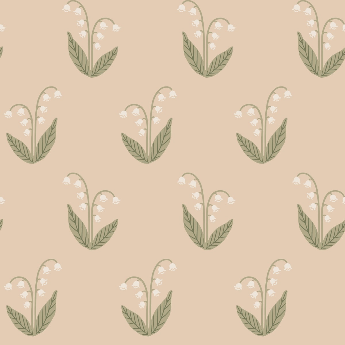 Lilly Wallpaper - Blush - Sandberg - S10635 - Premier Wallcovering