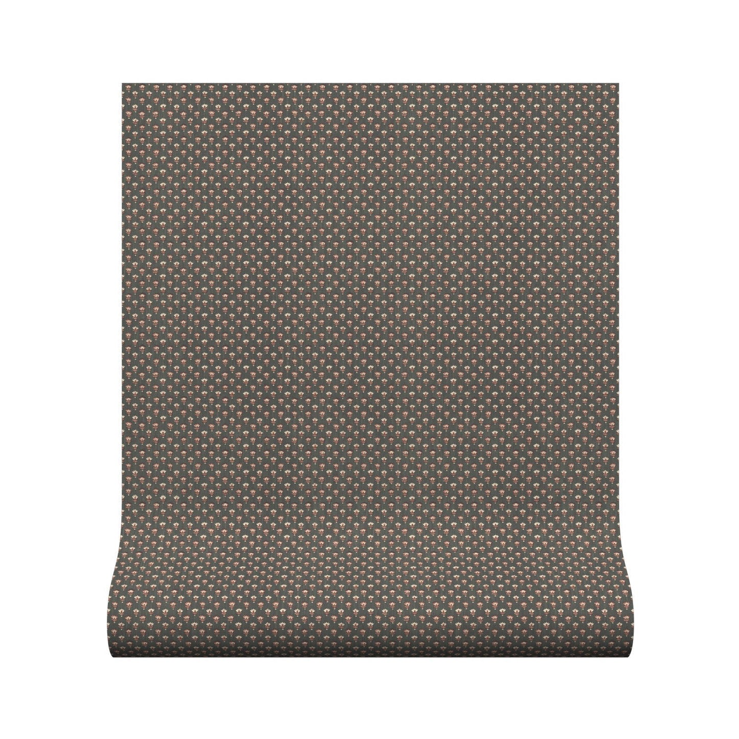 Lilou Wallpaper - Charcoal - Warner House - Premier Wallcovering