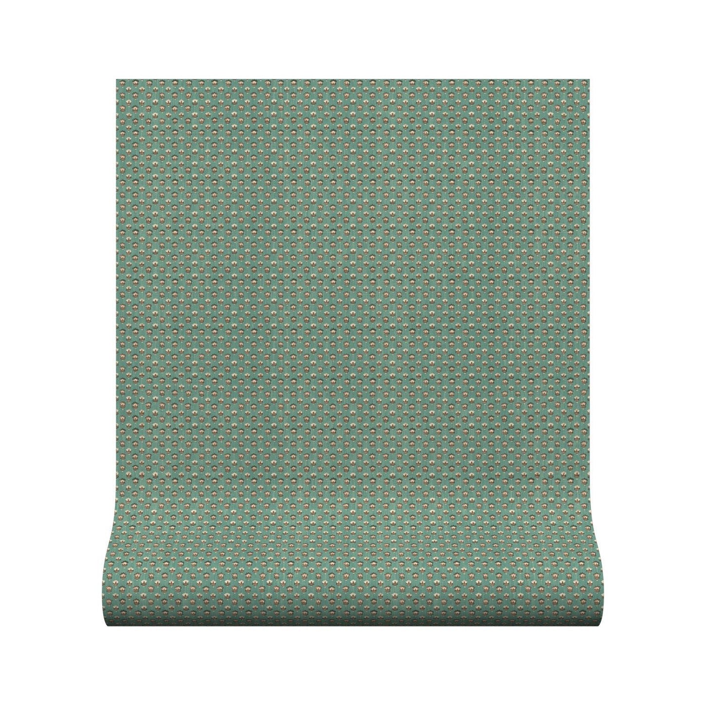 Lilou Wallpaper - Teal - Warner House - Premier Wallcovering