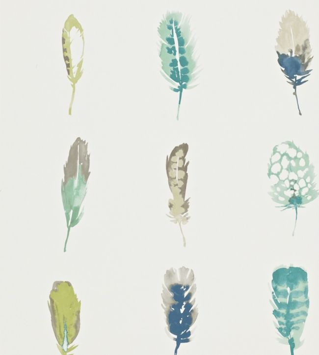 Limosa Wallpaper - Lagoon / Zest / Gooseberry - HAMA111074 - Harlequin - Premier Wallcovering