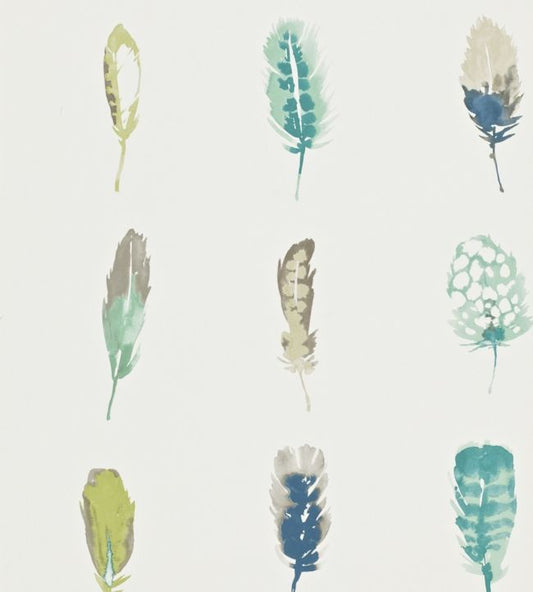 Limosa Wallpaper - Lagoon / Zest / Gooseberry - HAMA111074 - Harlequin - Premier Wallcovering