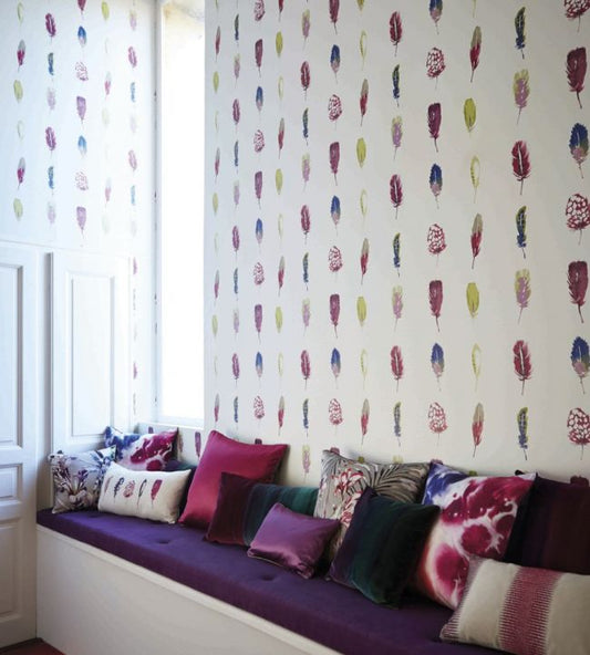 Limosa Wallpaper - Lagoon / Zest / Gooseberry - HAMA111074 - Harlequin - Premier Wallcovering