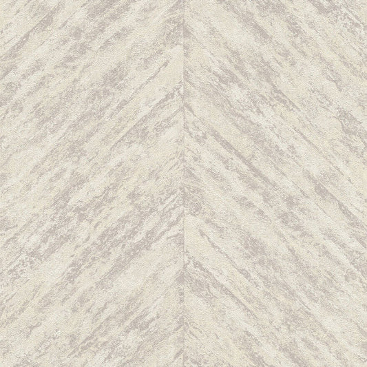 Linares Chevron Wallpaper - Cream & Taupe - Rasch - 617511 - Premier Wallcovering