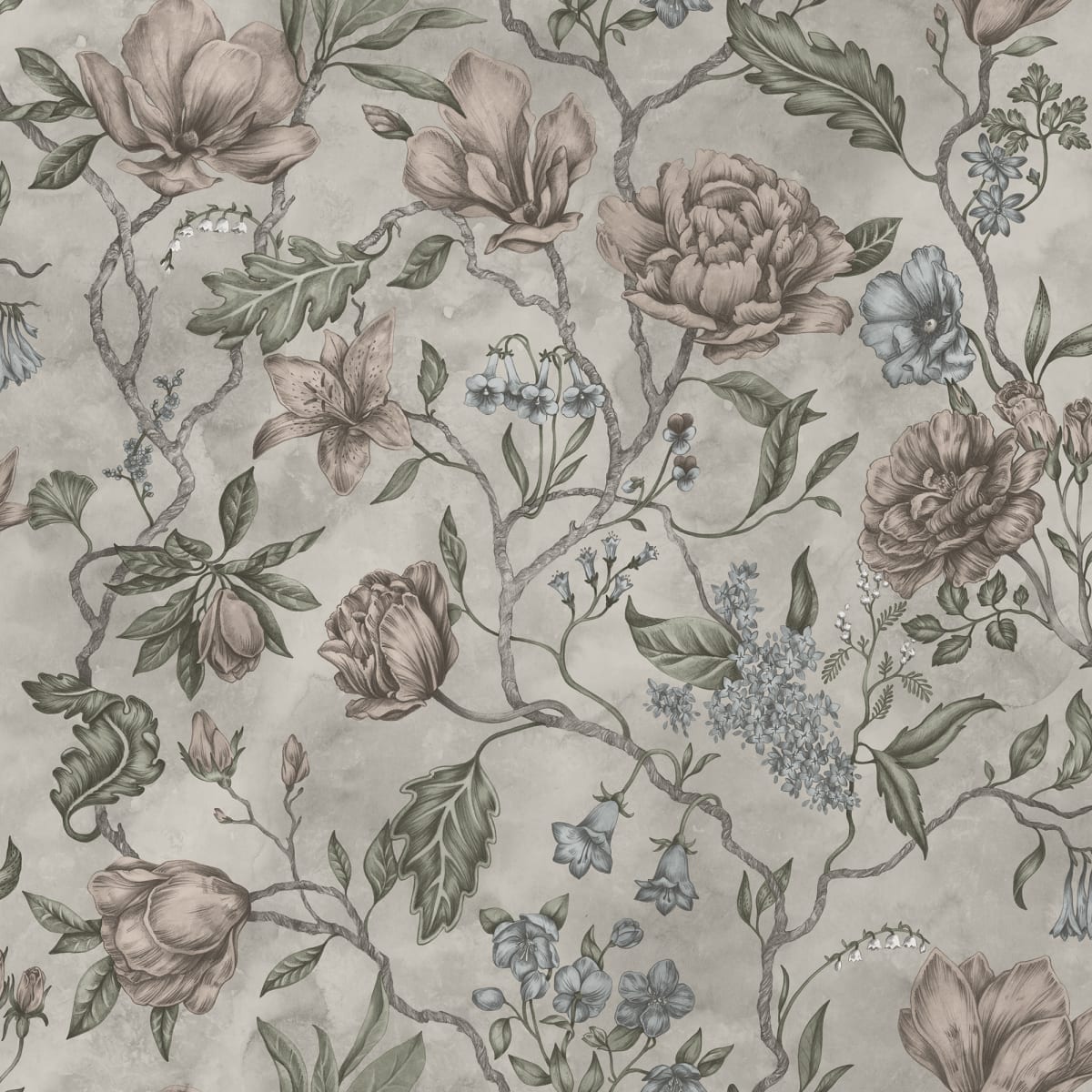 Linda Wallpaper - Clay - Sandberg - 244-18 - Premier Wallcovering