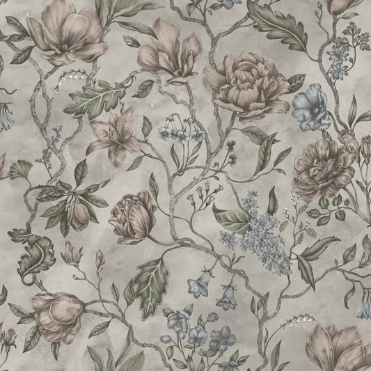 Linda Wallpaper - Clay - Sandberg - 244-18 - Premier Wallcovering