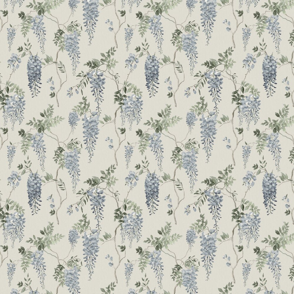 Lindenford Wallpaper - Light Cornflower Blue - Timothy Wilman - TW2545 - Premier Wallcovering