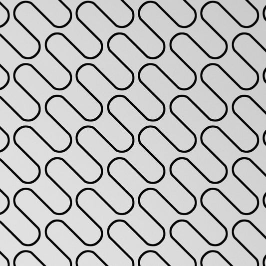 Linear Curve Wallpaper - Black/White - Catherine Lansfield - 206501 - Premier Wallcovering