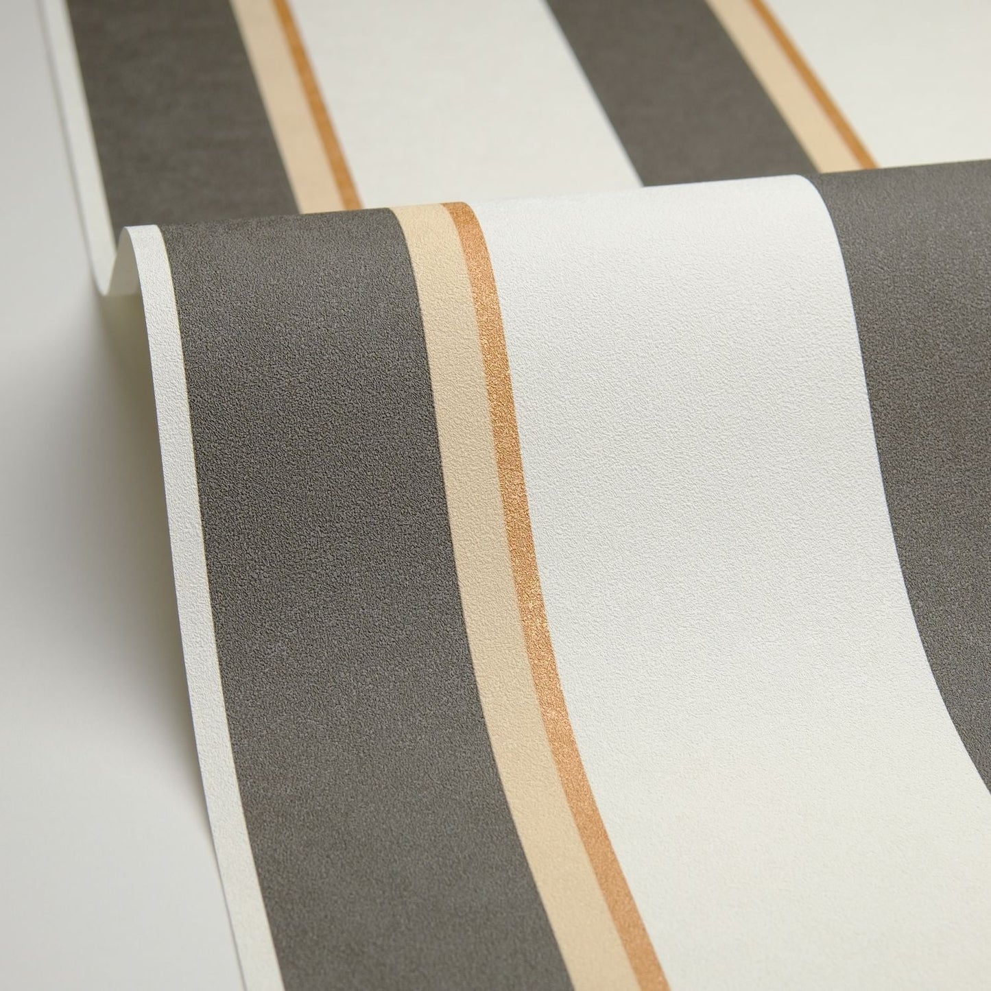 Linear Wallpaper - Noir Camel - Caselio - 105530941 - Premier Wallcovering