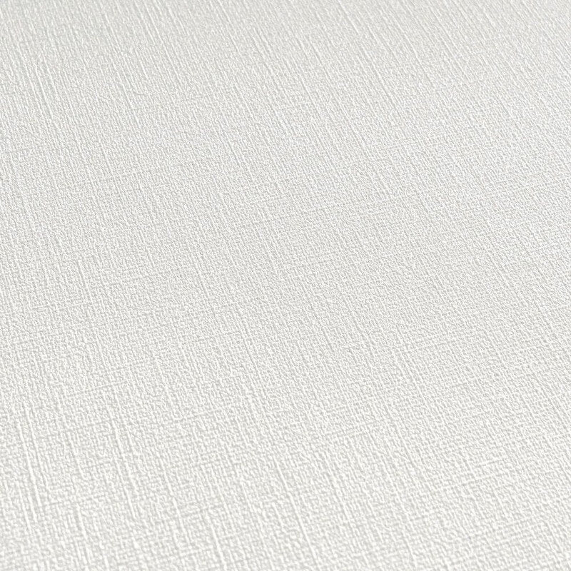 Linen Effect Texture Wallpaper - White - Michalsky Living - 39989-3 - Premier Wallcovering