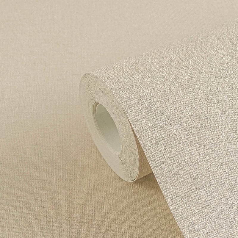 Linen Effect Texture Wallpaper - Beige - Michalsky Living - 39989-2 - Premier Wallcovering