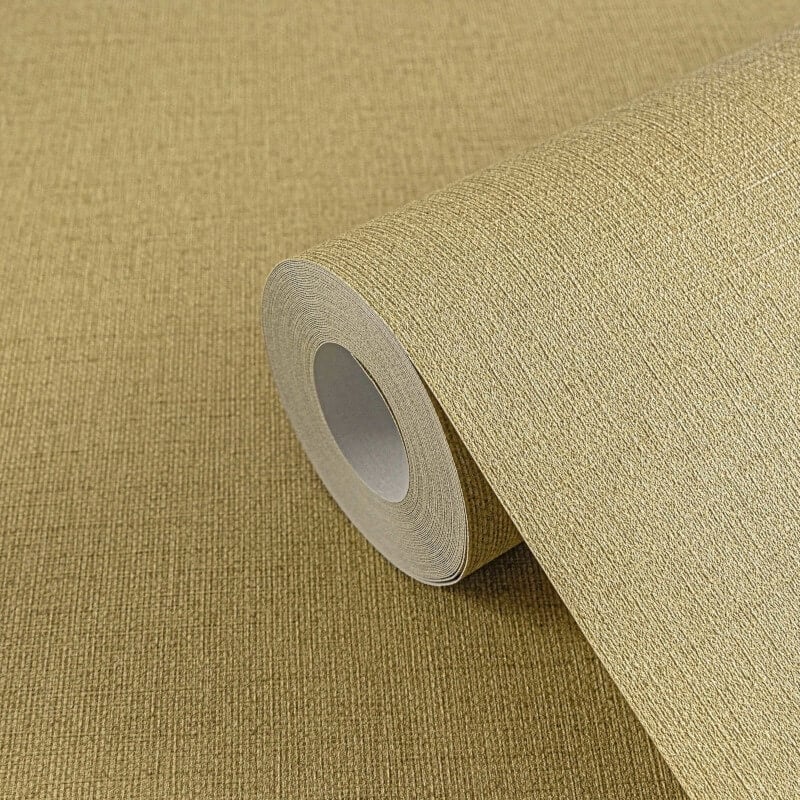 Linen Effect Texture Wallpaper - Yellow/Beige - Michalsky Living - 39988-3 - Premier Wallcovering