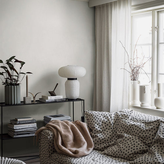 Linen Wallpaper - Birch White - Boråstapeter - 4302 - Premier Wallcovering