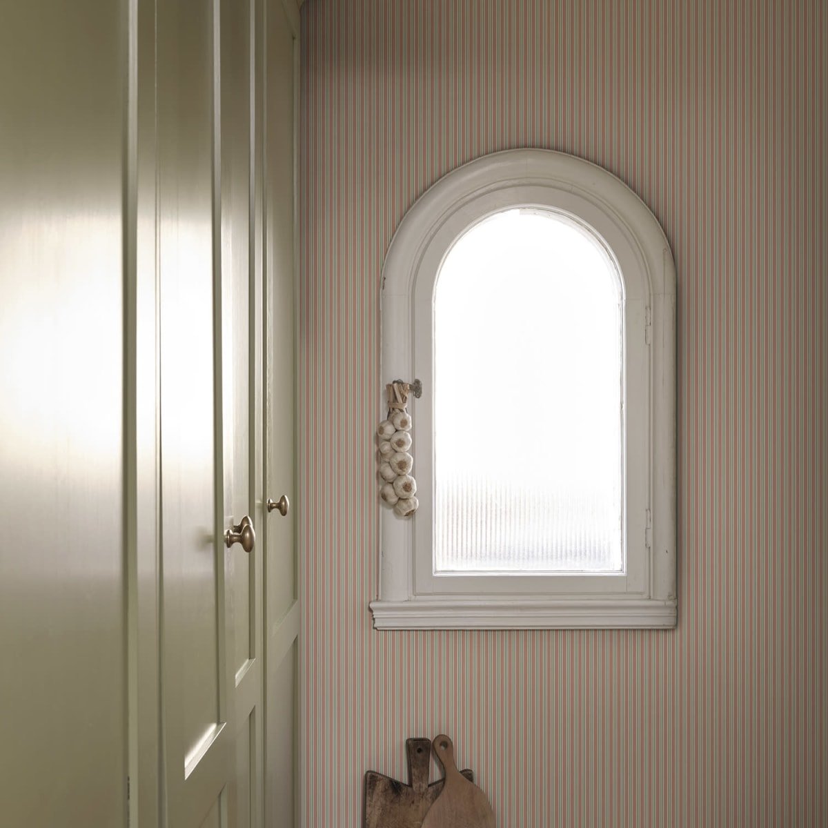 Linn Wallpaper - Pink - Sandberg - S10396 - Premier Wallcovering